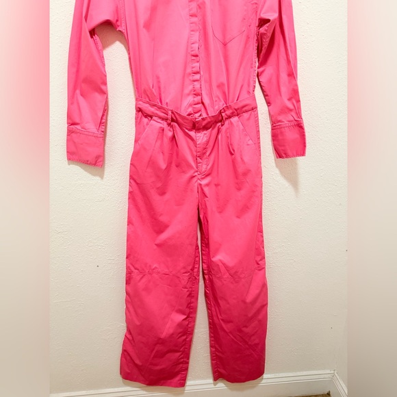 Zara Barbie Collection Vibrant Pink Jumpsuit Size XS - Picture 3 of 6